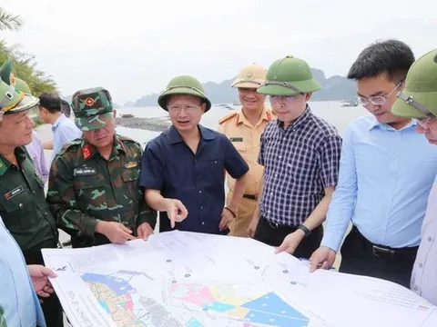 Lãnh đạo tỉnh Quảng Ninh kiểm tra công tác phòng, chống bão số 3