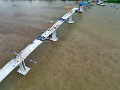 Diện mạo cây cầu lớn nhất Vành đai 3 nối Tp.HCM với Đồng Nai