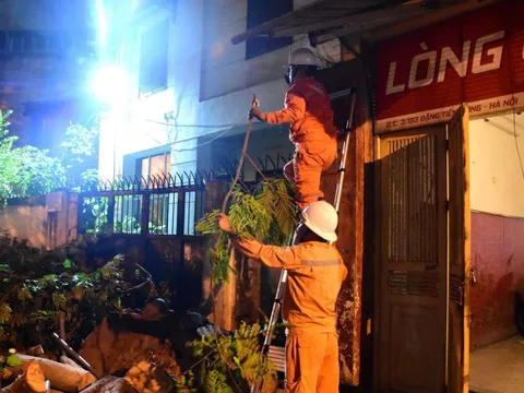 EVNHANOI ứng phó bão Yagi