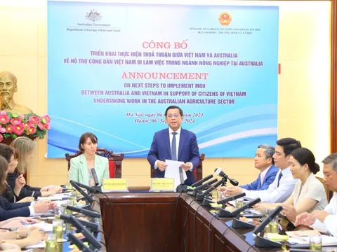 Cơ hội cho 1.000 lao động Việt Nam làm việc tại Australia