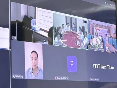 Hội chẩn cấp cứu trực tuyến nạn nhân sập cầu ở Phong Châu, Phú Thọ