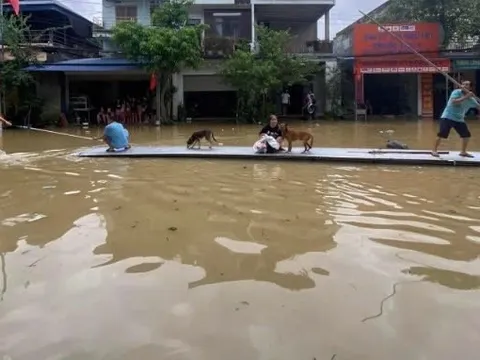 Thái Nguyên: Lũ sông Cầu lên cao chưa từng có