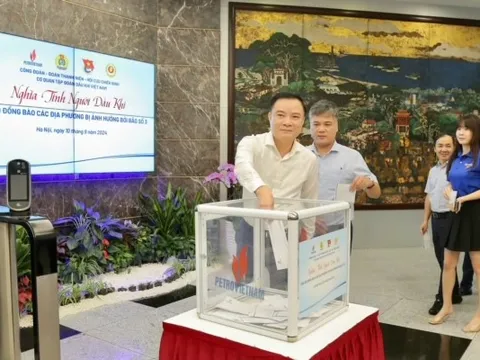 Petrovietnam ủng hộ đồng bào bị ảnh hưởng bởi bão số 3