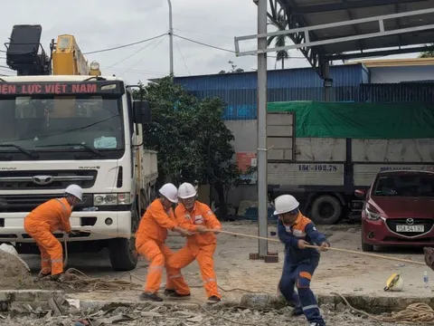 Lực lượng xung kích của EVN khắc phục sự cố lưới điện tại 3 tỉnh, thành phố