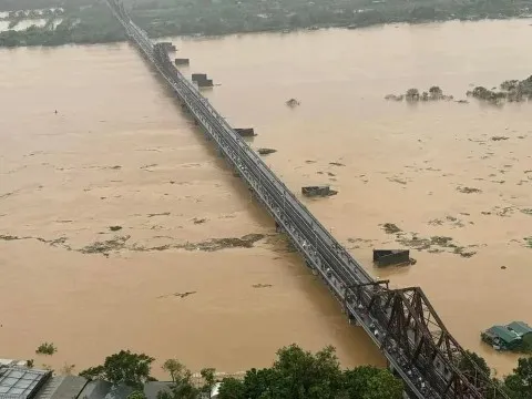 Thời tiết ngày 11/9: Lũ sông Hồng tại Hà Nội lên nhanh, lũ nhiều sông xuống chậm