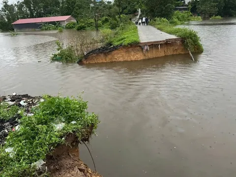 Thông tin vỡ đê tại Sóc Sơn là không chính xác