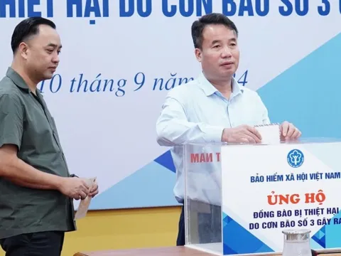 BHXH Việt Nam phát động ủng hộ đồng bào bị thiệt hại do bão số 3