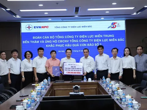 EVNCPC cử 245 kỹ sư, công nhân hỗ trợ khắc phục sự cố lưới điện do bão số 3