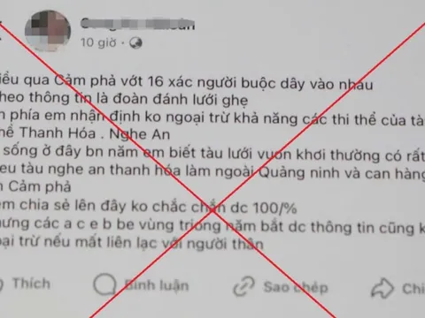 Xử lý người tung tin sai sự thật trên mạng xã hội về tình hình thiệt hại do bão số 3