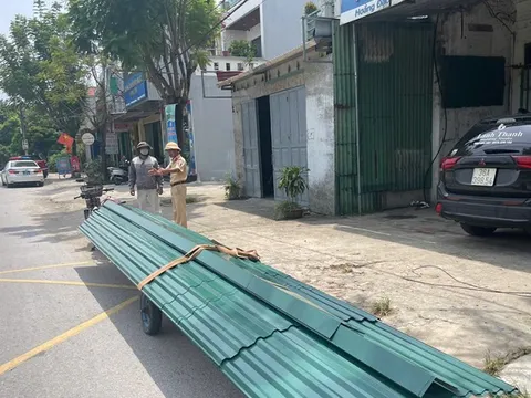 Thanh Hóa tăng cường xử lý xe tự chế, xe kéo vi phạm trật tự an toàn giao thông