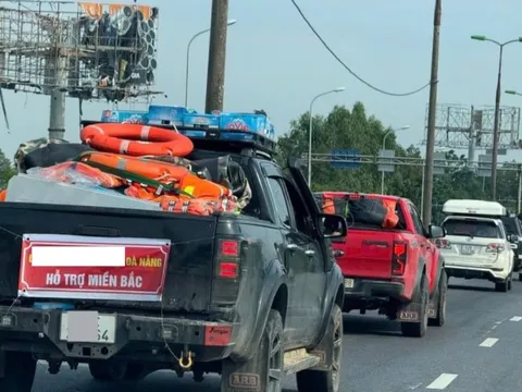 Miễn phí đường bộ đối với xe chở hàng cứu trợ