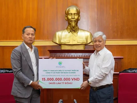 Ecopark ủng hộ 20 tỷ đồng chung tay cùng đồng bào vượt qua bão lũ