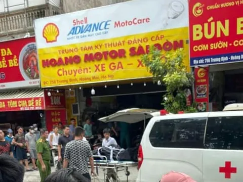 Truy bắt nghi phạm gây ra vụ án mạng tại cửa hàng sửa xe ở Hà Nội