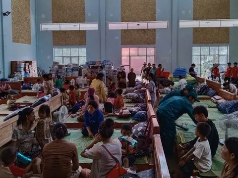 115 người dân thôn Kho Vàng xuống núi, chờ khu tái định cư mới