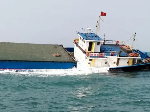 Quảng Nam khẩn trương tìm kiếm, cứu nạn 8 thuyền viên trên tàu hàng bị chìm
