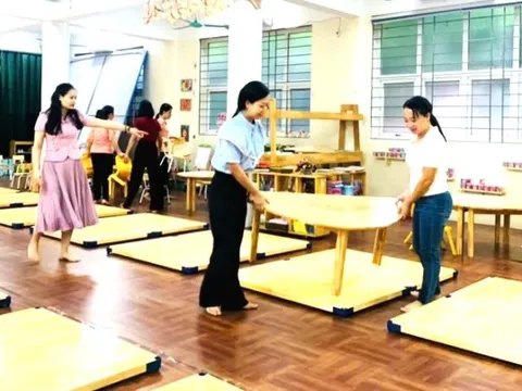 Quận Bắc Từ Liêm: Nhiều trường học mở cửa đón người dân đến sơ tán tránh ngập lụt