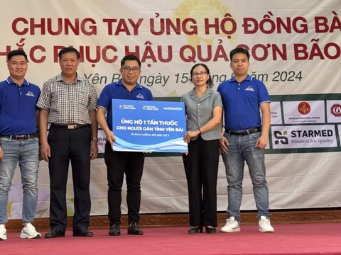 FPT Long Châu cùng ngành Y tế điều động 10 tấn thuốc hỗ trợ người dân vùng lũ