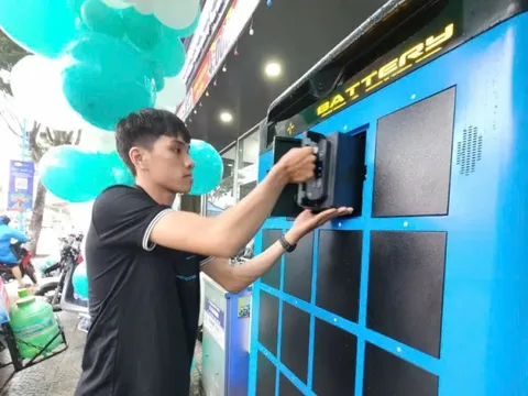 Đà Nẵng đã có trạm hoán đổi pin xe điện hai bánh đầu tiên