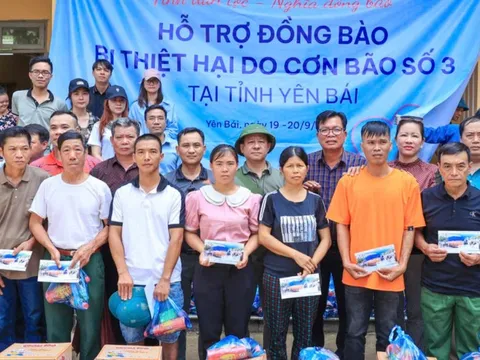 Kịp thời hỗ trợ 12 tấn gạo, quà và nhiều nhu yếu phẩm cho người dân vùng lũ Yên Bái