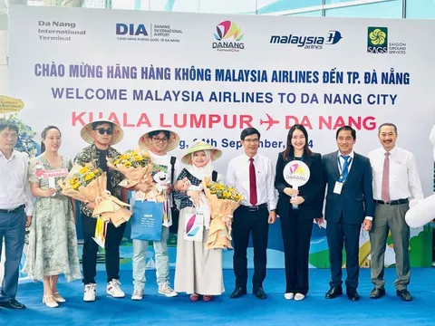 Đà Nẵng đón chuyến bay đầu tiên từ Malaysia Airlines
