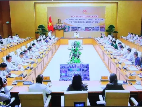 Đảm bảo kết nối, tích hợp, chia sẻ thông tin, dữ liệu phục vụ họp, chỉ đạo, điều hành trực tuyến về phòng, chống thiên tai và tìm kiếm cứu nạn