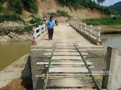 Lạng Sơn: Tập trung khắc phục các vị trí cầu giao thông nông thôn bị hư hỏng