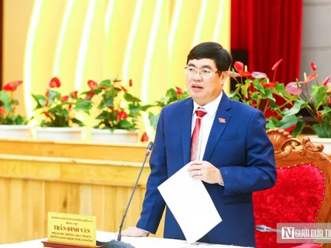 Cho thôi làm đại biểu Quốc hội khóa XV đối với ông Trần Đình Văn