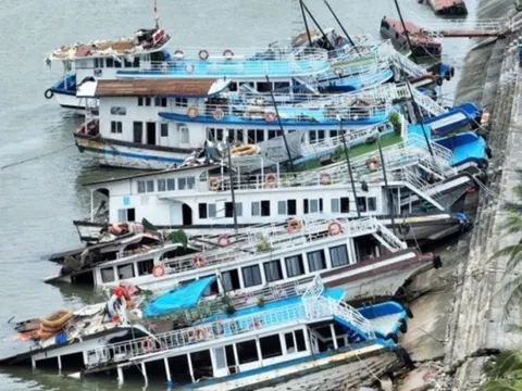 Quảng Ninh đề xuất hỗ trợ chi phí trục vớt tàu du lịch bị đắm do bão