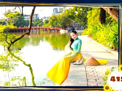 Hơn 3000 ảnh dự thi Thử thách “Check in Hanoi” với Áo dài 2024