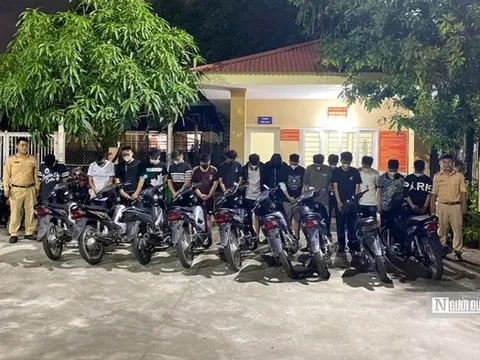 Nghệ An xử lý nhiều thanh niên vi phạm nồng độ cồn