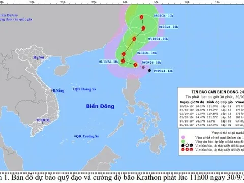 Xuất hiện cơn bão rất mạnh gần Biển Đông