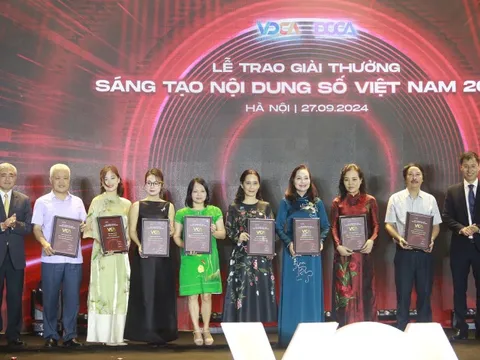 Vinh danh 12 Giải thưởng sáng tạo nội dung số Việt Nam 2024
