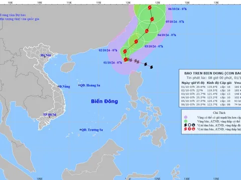 Bão Krathon giật cấp 17 đi vào Biển Đông, trở thành bão số 5