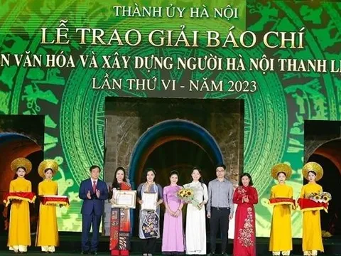 Tối nay (28/9) diễn ra Lễ trao Giải báo chí về phát triển văn hóa năm 2024
