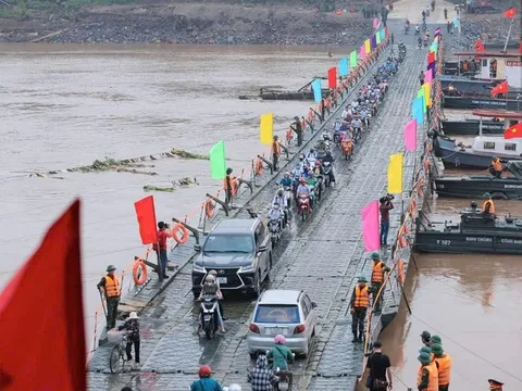 Xây dựng cầu Phong Châu mới theo quy định về xây dựng công trình khẩn cấp