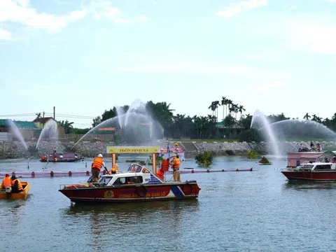 Quảng Trị: Hơn 800 người tham gia diễn tập ứng phó với mưa bão lớn