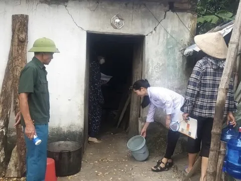 Tập trung xử lý môi trường, phòng, chống dịch bệnh sau bão lũ, ngập lụt