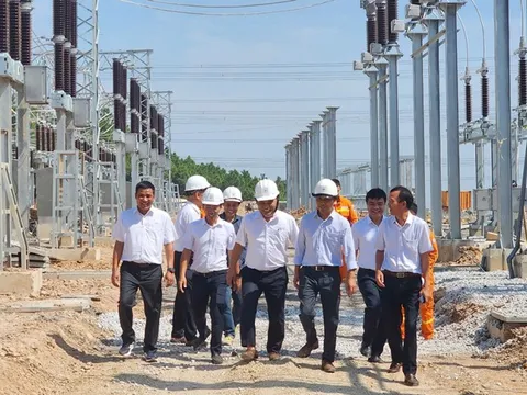 Dồn lực hoàn thành dự án TBA 220kV Khu kinh tế Nghi Sơn và đường dây đấu nối trong tháng 10/2024
