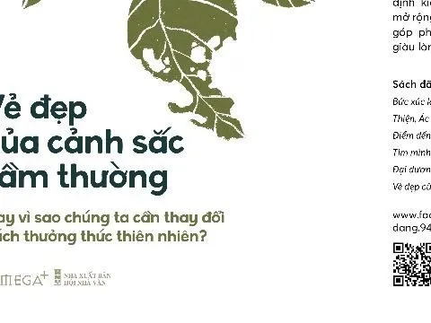 Thay đổi cách thưởng thức thiên nhiên thông qua cuốn sách “Vẻ đẹp của cảnh sắc tầm thường“