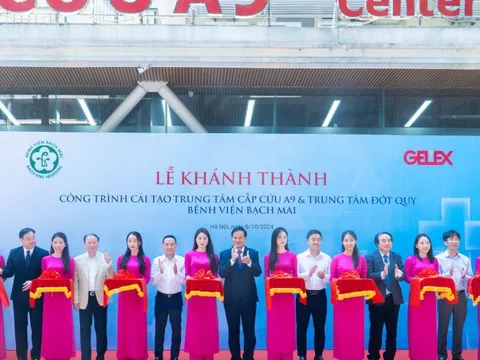 GELEX tài trợ bệnh viện Bạch Mai cải tạo Trung tâm Cấp cứu A9