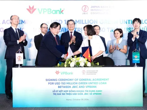 VPBank ký kết gói vay 150 triệu USD tài trợ dự án năng lượng sạch