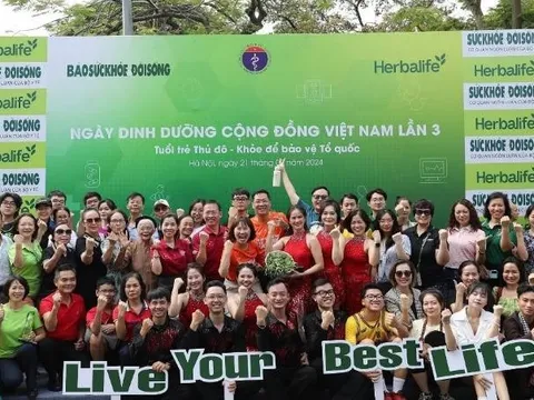 Ngày Dinh Dưỡng Cộng Đồng Việt Nam khuyến khích lối sống năng động lành mạnh