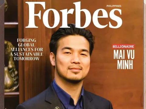 Tỷ phú Mai Vũ Minh được Forbes đưa tin về cách thức định hình tương lai của phát triển bền vững