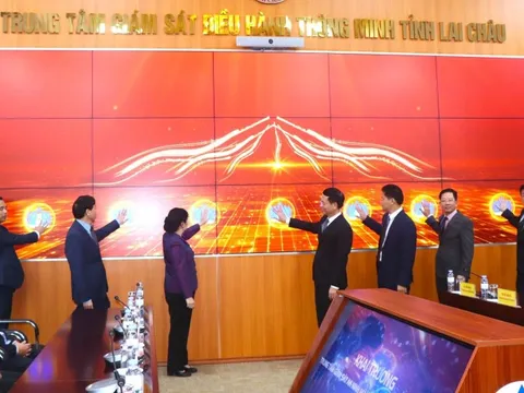 Trung tâm Giám sát, an ninh mạng và điều hành thông minh tỉnh Lai Châu chính thức hoạt động