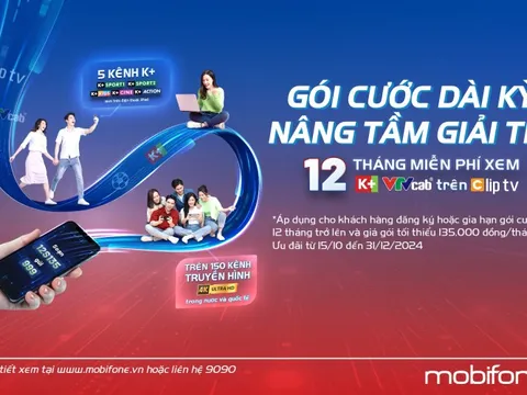 MobiFone tung ưu đãi hấp dẫn đối với gói cước dài kỳ, nâng tầm giải trí cho khách hàng