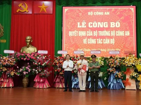 Phó Cục trưởng Cục An ninh chính trị nội bộ giữ chức Phó Giám đốc Công an tỉnh Bình Thuận
