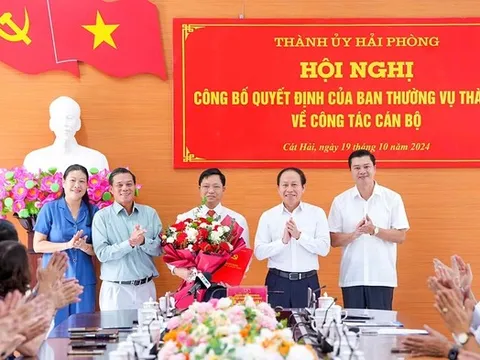 Hải Phòng bổ nhiệm lãnh đạo chủ chốt huyện Cát Hải