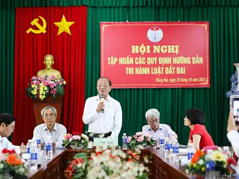 Hội Luật gia tỉnh Đồng Nai tổ chức tập huấn thi hành Luật Đất đai năm 2024