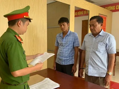 Khởi tố 2 cha con giám đốc khai thác trái phép đá Granit