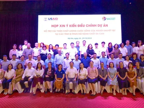 Hỗ trợ cải thiện chất lượng sống của người khuyết tật tại địa phương ảnh hưởng nặng chất độc da cam